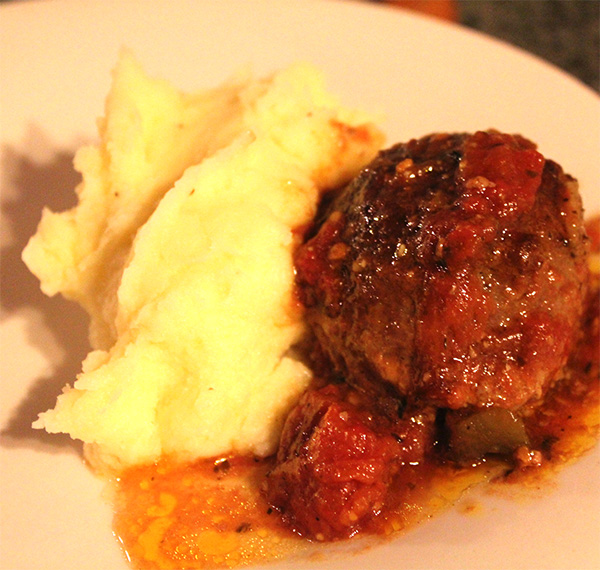 Italian Meatballs with Mashed Potatoes aninas recipes