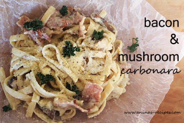 Bacon And Mushroom Carbonara Aninas Recipes,Best American Chop Suey Recipe