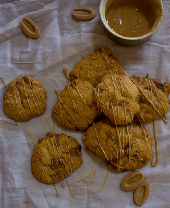 Caramel Walnut Cookies