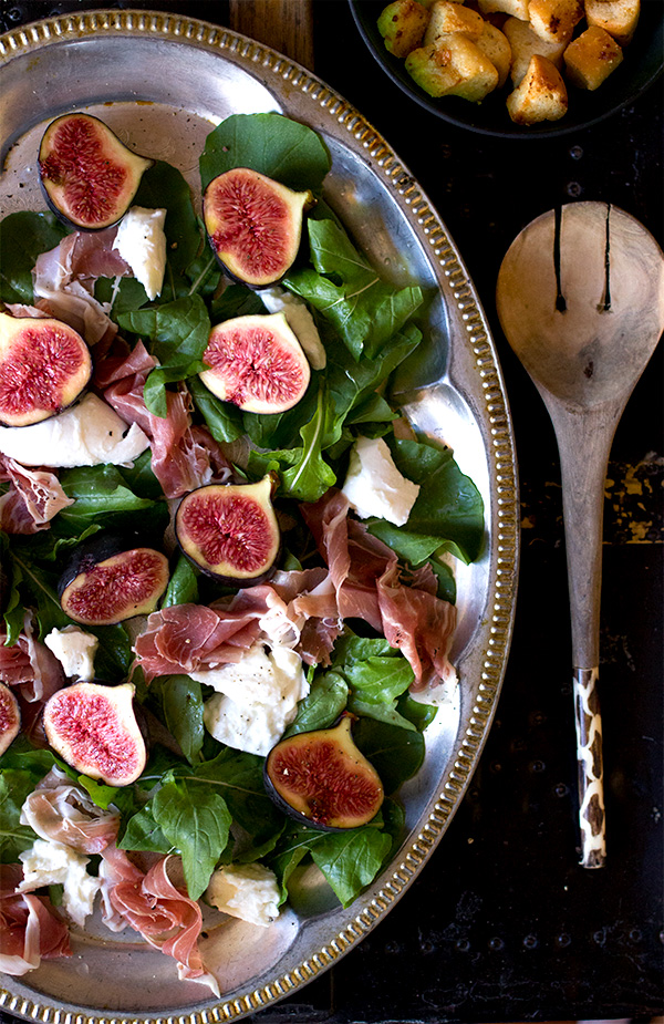 Fig, Parma Ham and Buffalo Mozzarella Salad aninas recipes