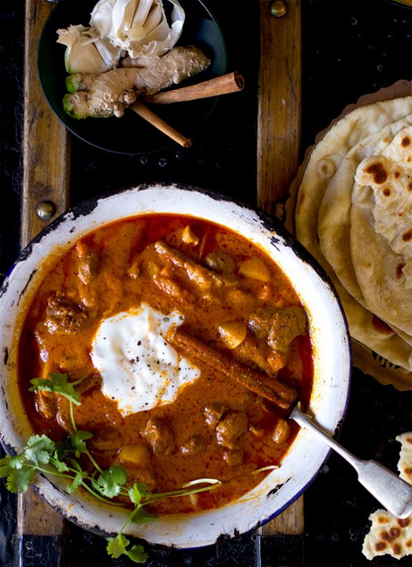 Lamb Rogan Josh with Home made Naan Bread aninas recipes