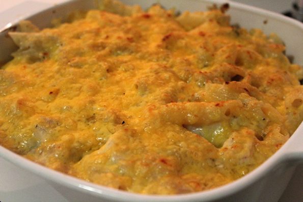 Cheesy Chicken and Penne Bake