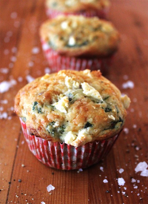 Spinach and Feta Savory Muffin aninas recipes