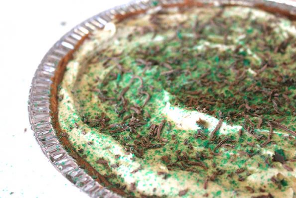 Peppermint Crisp Caramel Tart