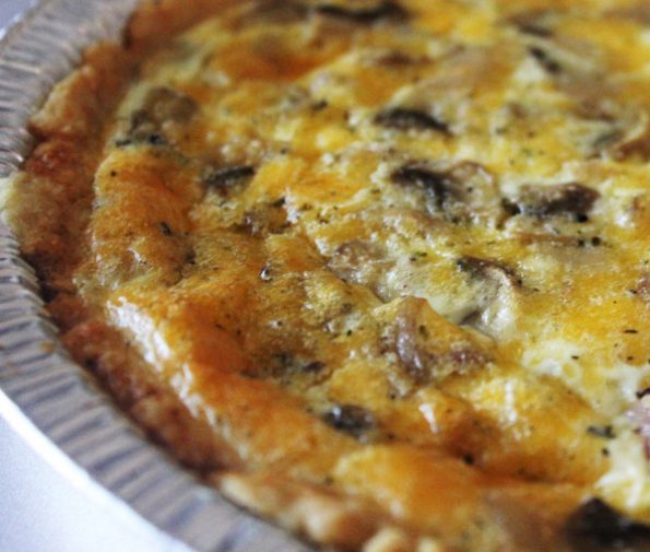 Bacon and Mushroom Quiche
