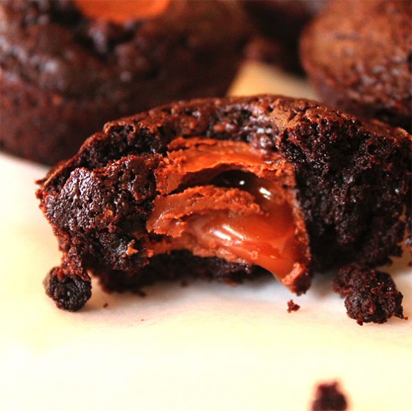 Rolo Stuffed Brownie