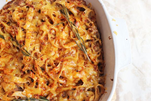 Mince and Pasta Bake