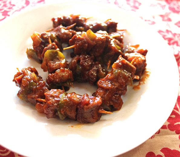 Cocktail Beef Kebabs