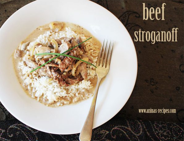 Beef Stroganoff
