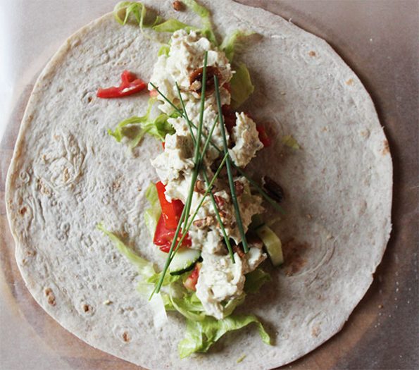 Chicken and Mayo Wrap aninas recipes