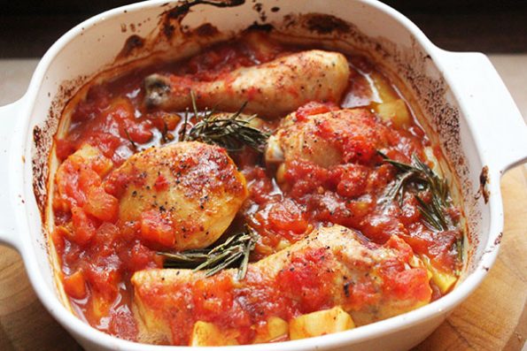 Chicken and Tomato Casserole