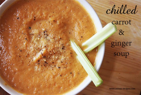 Chilled Carrot and Ginger Soup