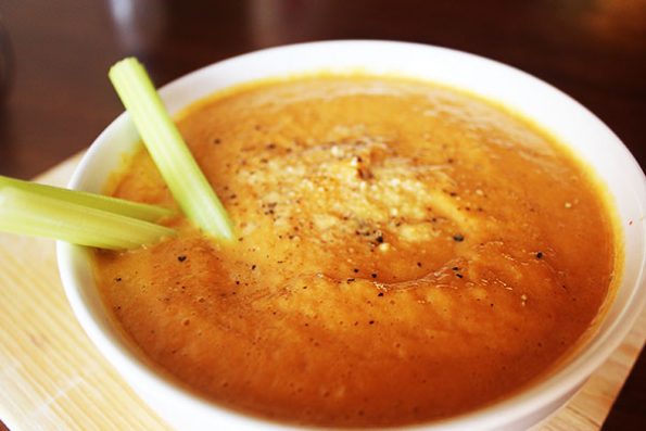 Chilled Carrot and Ginger Soup