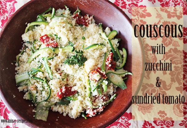 Couscous with Zucchini and Sun Dried Tomato