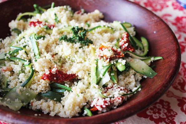 Couscous with Zucchini and Sun Dried Tomato