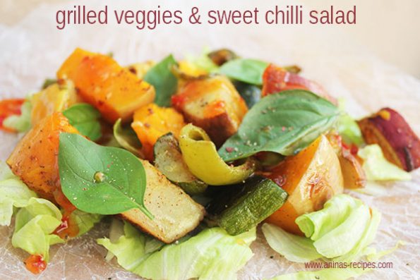 Grilled Veg and Sweet Chili Salad