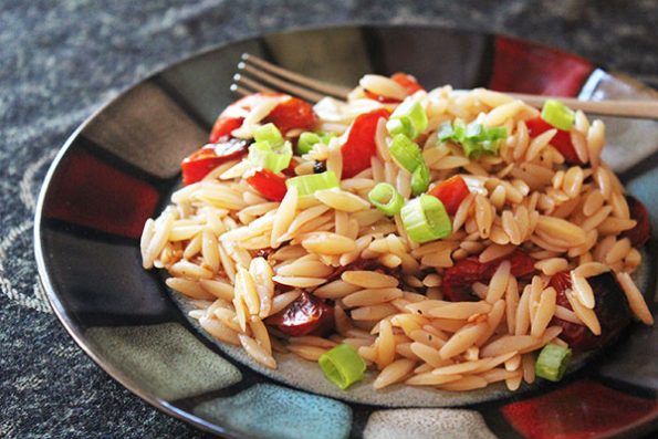 Roasted Tomato and Orzo Salad