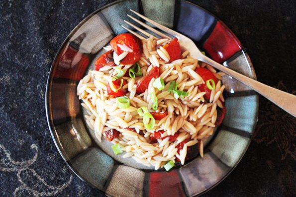 Roasted Tomato and Orzo Salad