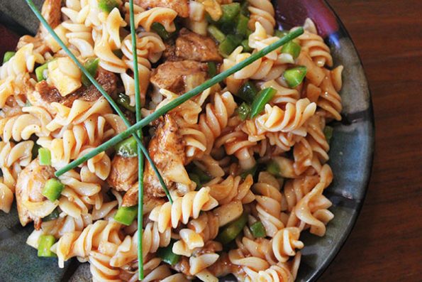 Spicy Chicken and Pasta Salad