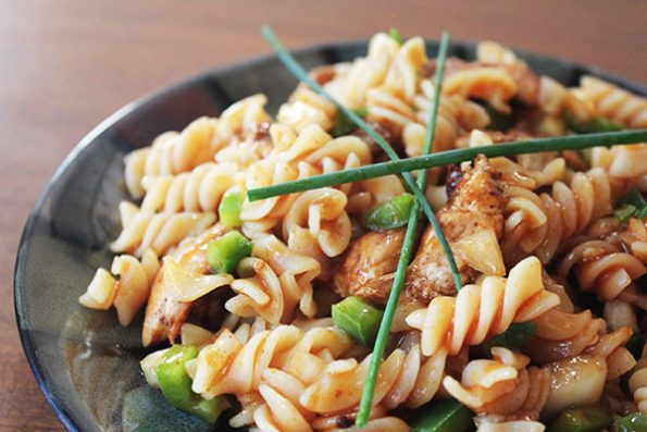 Spicy Chicken and Pasta Salad