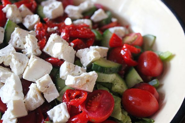 Sweet Pepper and Feta Salad