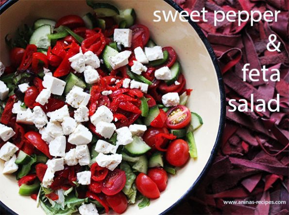 Sweet Pepper and Feta Salad