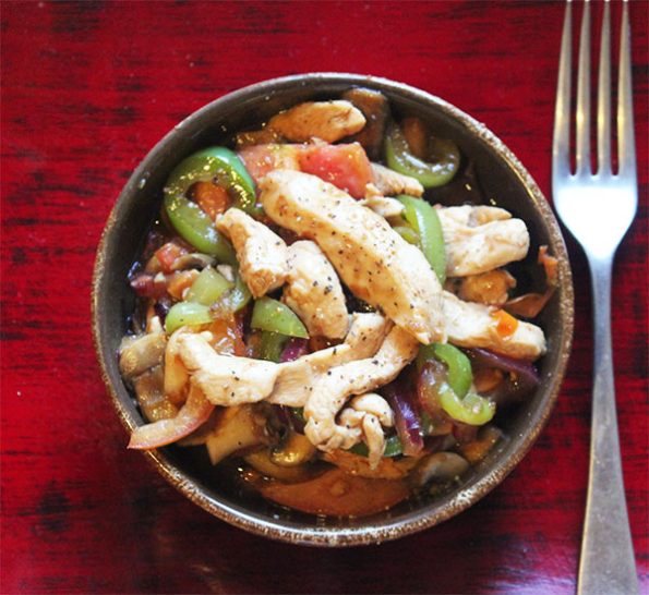 Thai Chicken and Pepper Stir Fry