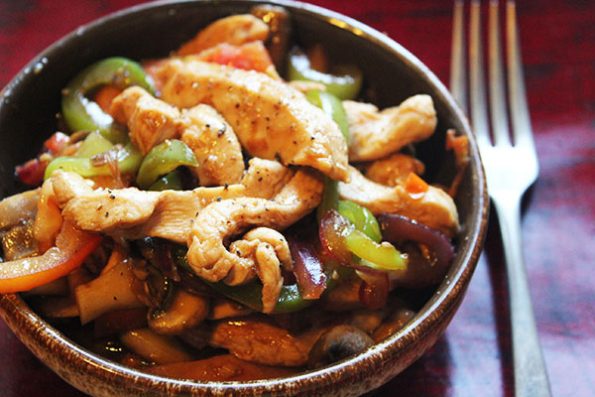 Thai Chicken and Pepper Stir Fry