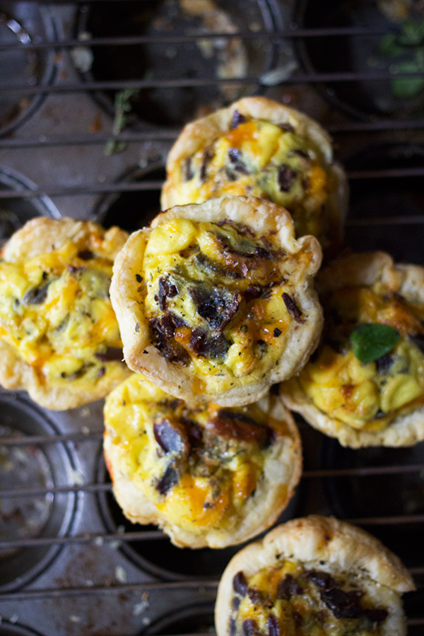 Biltong and Cheese Quiche Puffs