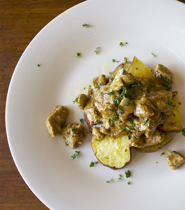 Chicken Korma with Roasted Sweet Potato aninas recipes