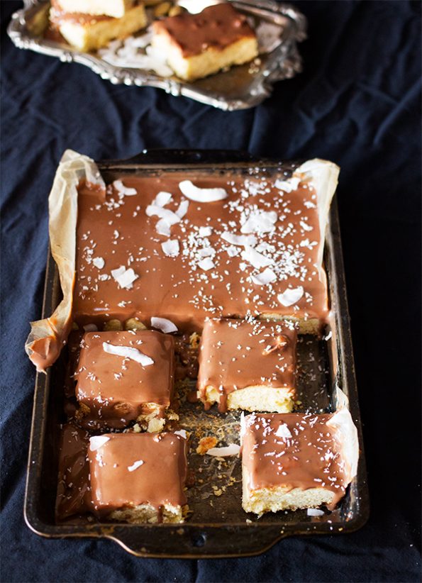 Coconut and Almond Chocolate Bars