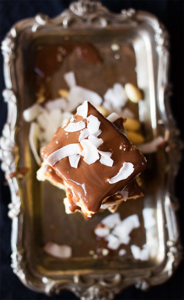 Coconut and Almond Chocolate Bars