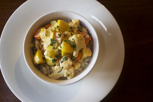 Creamy Coconut Vegetables