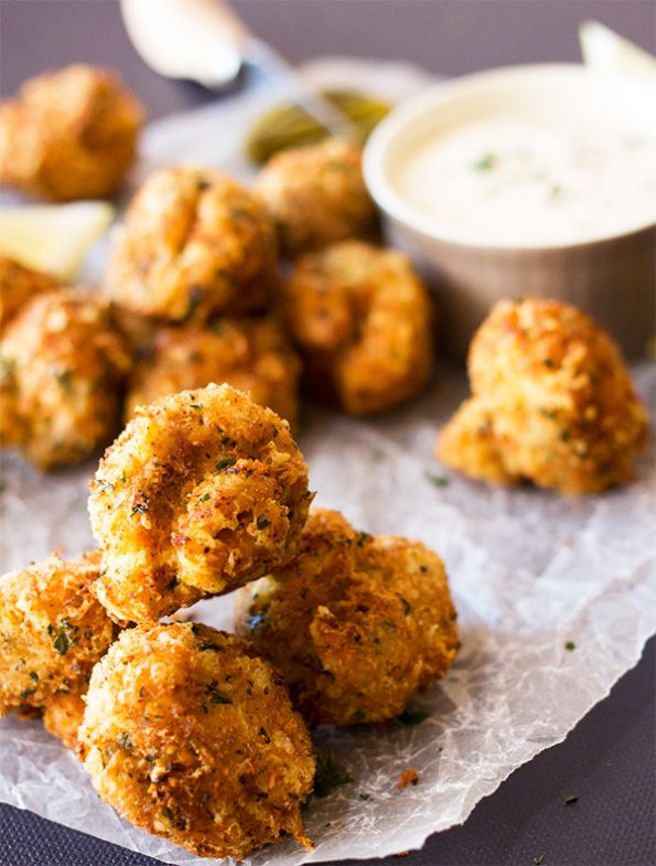 Coconut and Parmesan Crumbed Mushrooms Coconut and Parmesan Crumbed Mushrooms