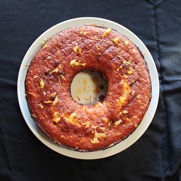Honey and Citrus Syrup Cake