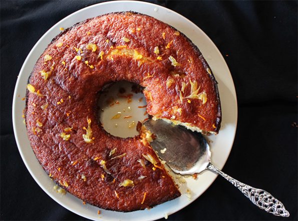 Honey and Citrus Syrup Cake