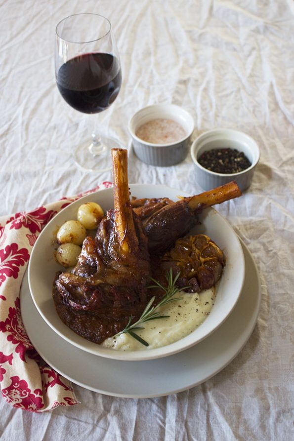 Slow Cooked Lamb Shanks