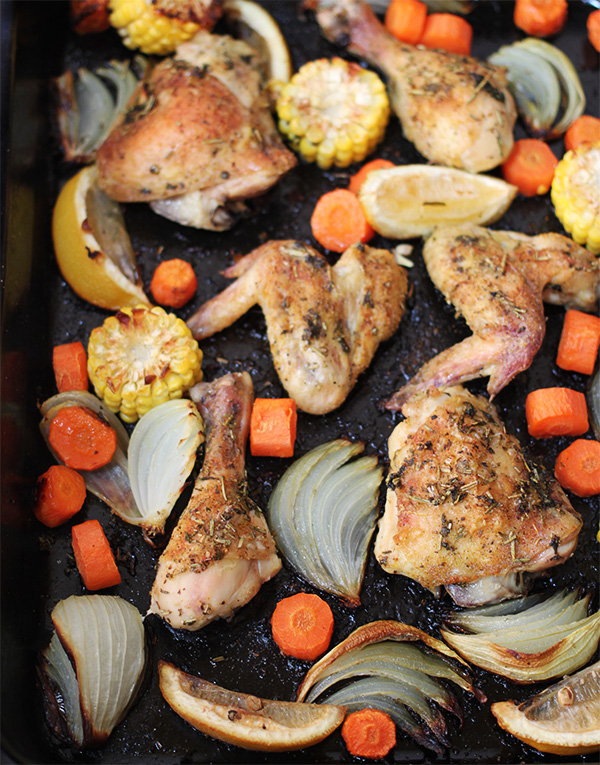 Lemon and Herb Chicken Tray Bake