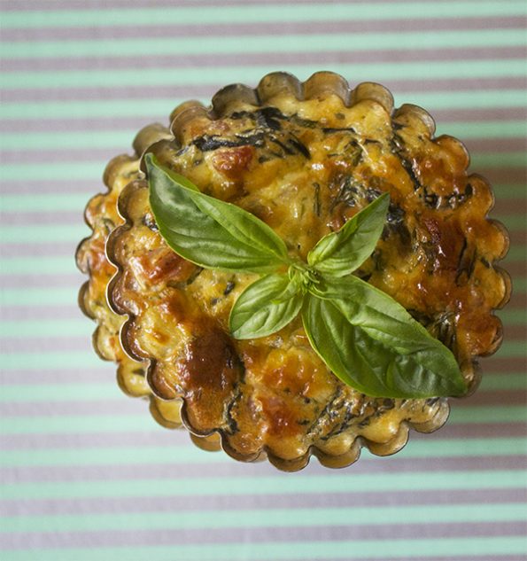 Low Carb Spinach Tartlets