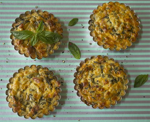 Low Carb Spinach Tartlets