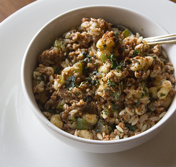 Spicy Mince and Risoni Pilaf aninas recipes