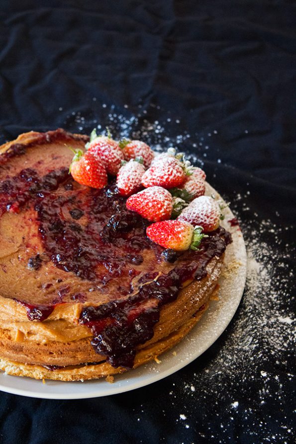 Peanut Butter and Jelly Cake