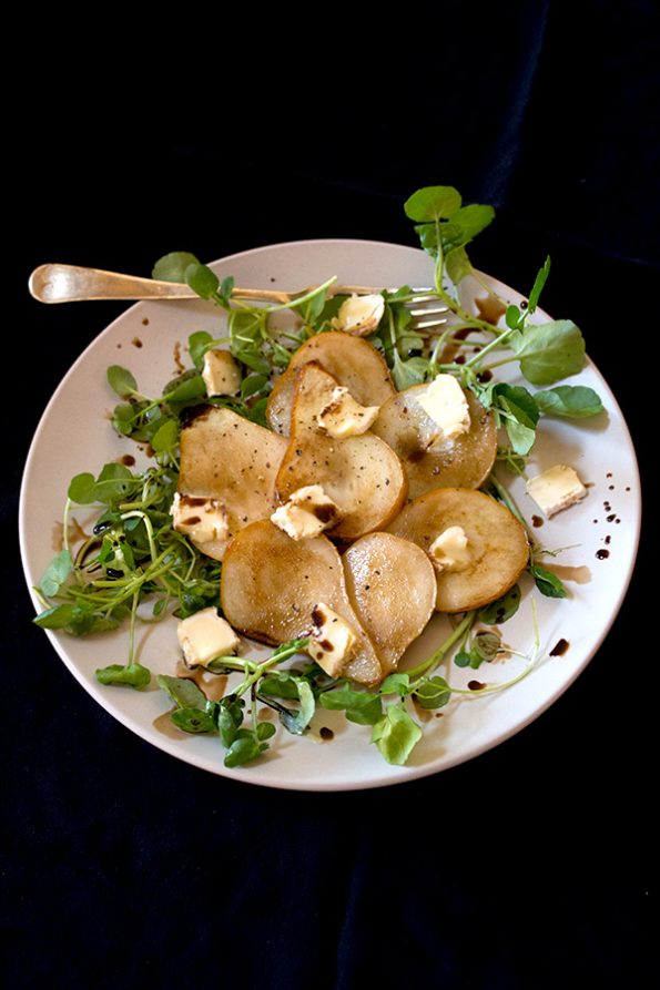Pear, Camembert and Watercress Salad