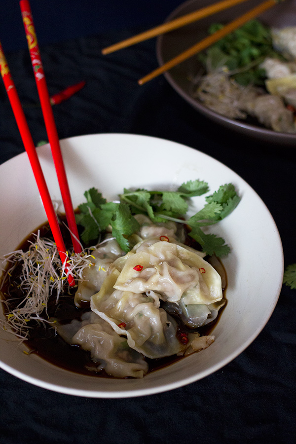 Pork Dumplings with Ginger, Chilli and Soy Sauce aninas recipes