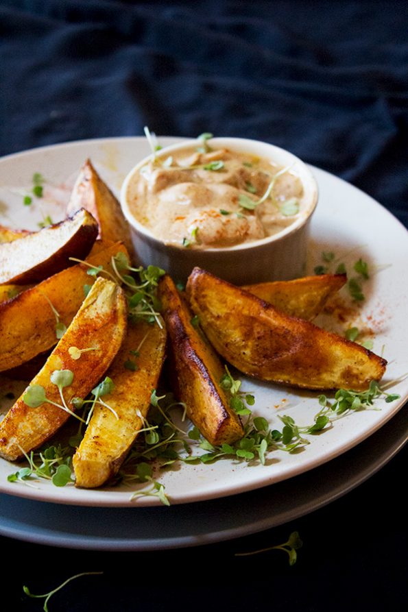 Spicy Sweet Potato Wedges
