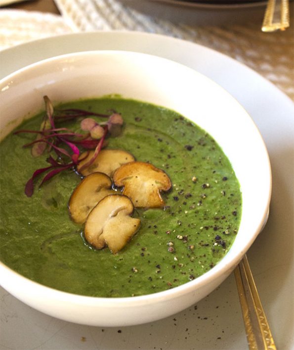 Spinach and Leek Soup