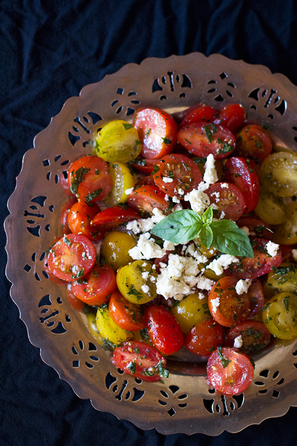 Tomato Herb and Feta Salad - aninas recipes