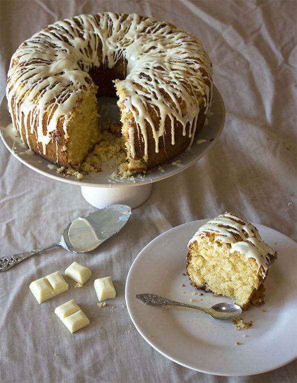 Vanilla and White Choc Bundt Cake