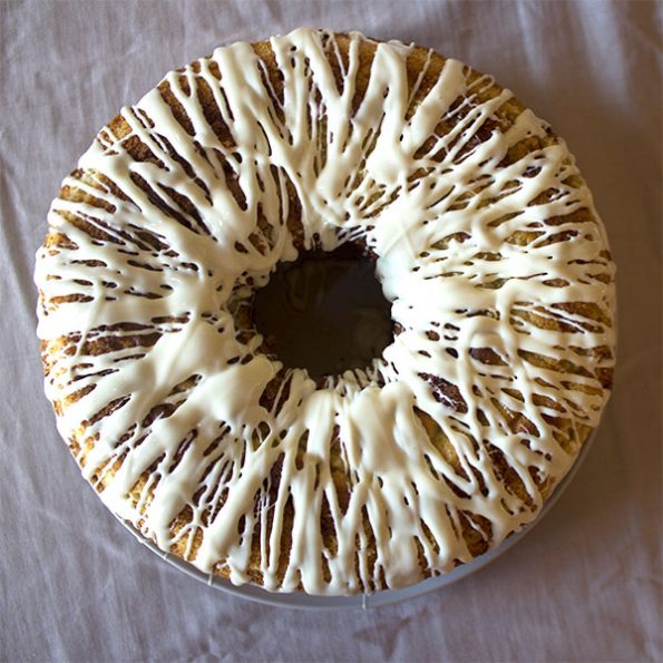 Vanilla and White Chocolate Bundt Cake