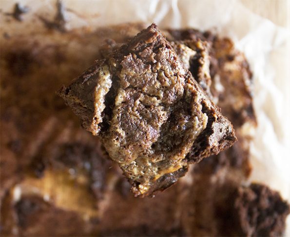 White Chocolate Swirl Brownies